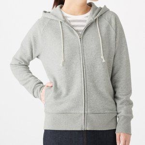 D/WOMEN ORGANIC COTTON FRENCH TERRY ZIP HOODY